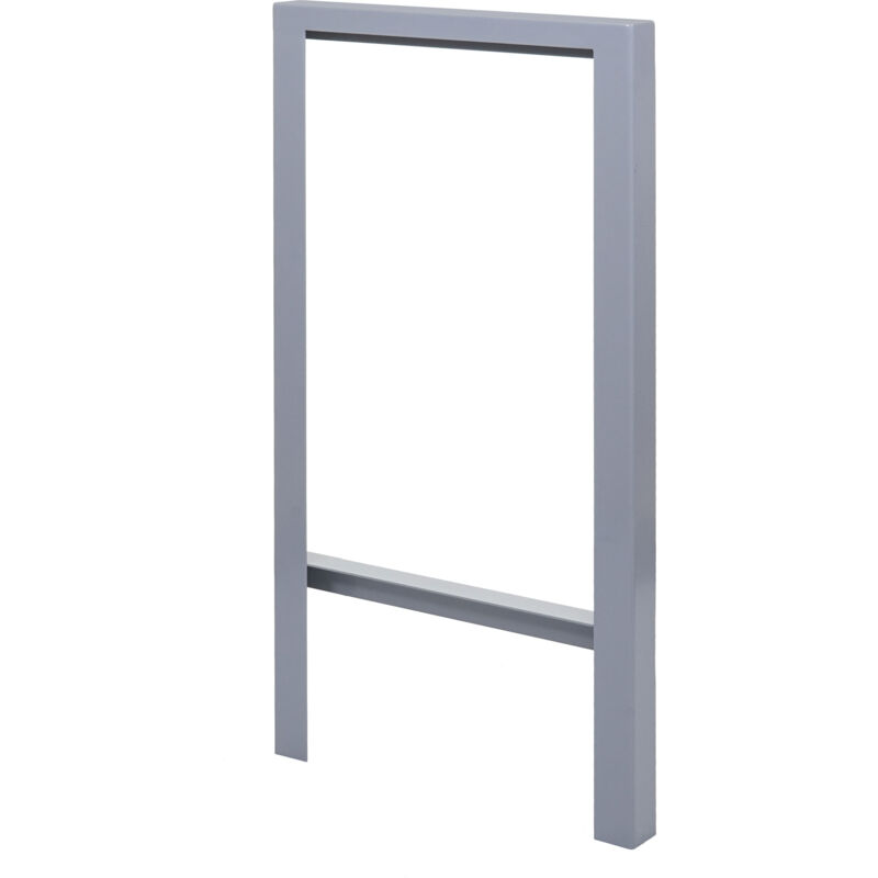 foto del prodotto supporto portabiciclette rastrelliera per biciclette hhg 305 acciaio zincato verniciato a polvere grigio