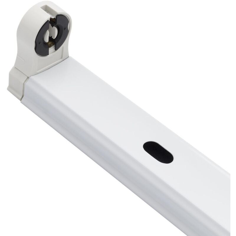 foto del prodotto supporto portatubo per tubo led t8 g13 60 cm bianco