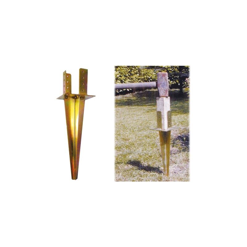 foto del prodotto supporto puntali per travi a terreno art. 955 misure mm. 120x120