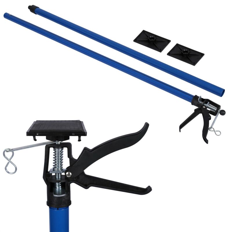 foto del prodotto supporto puntello supporto soffitto asta telescopica barra acciaio 115 290cm 30 kg blu 160000509