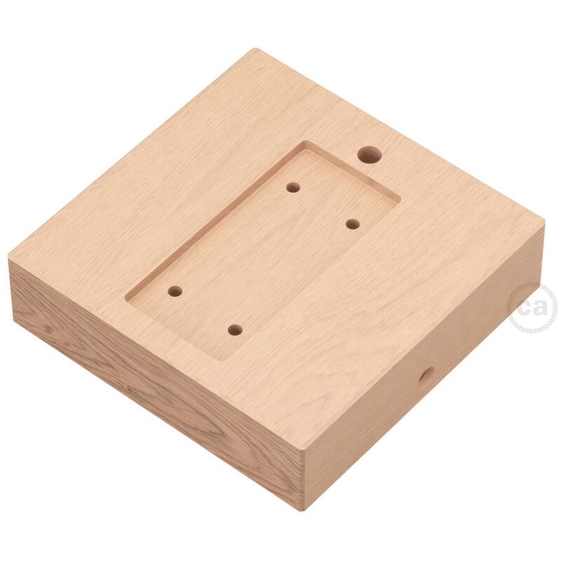 foto del prodotto supporto quadrato per archet to in legno