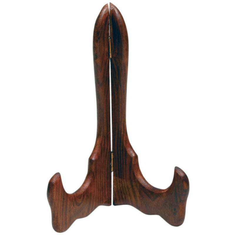 foto del prodotto supporto reggi porta piatti piatto quadro da 33 x 15,5 cm in legno laccato trade shop traesio