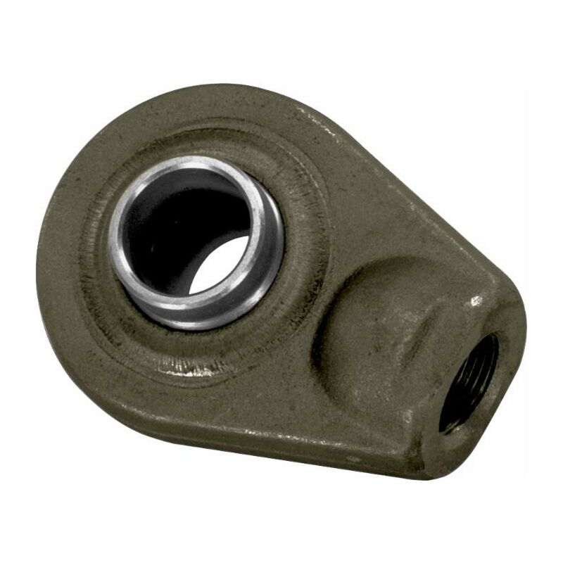 foto del prodotto supporto rotula sferica 25mm ama con base tonda e filetto femmina m27x2