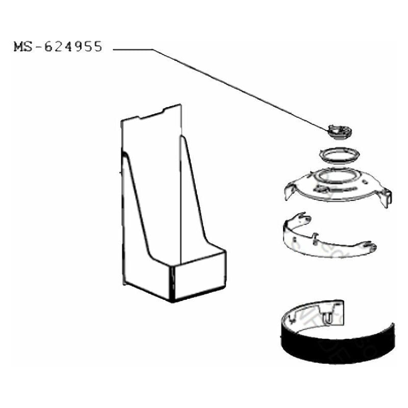 foto del prodotto supporto scheda elettronica codice di riferimento ms 624955 nespresso vertuo next macchina da caff , caffettiera krups 4353983