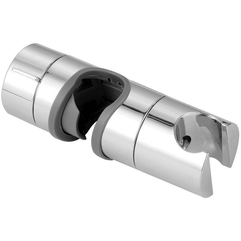 foto del prodotto supporto scorrevole in abs cromato per asta 18 25mm cromo