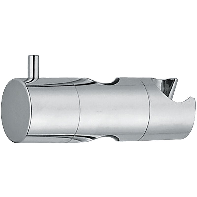 foto del prodotto supporto scorrevole in abs cromato per asta d. 25 mm cromo