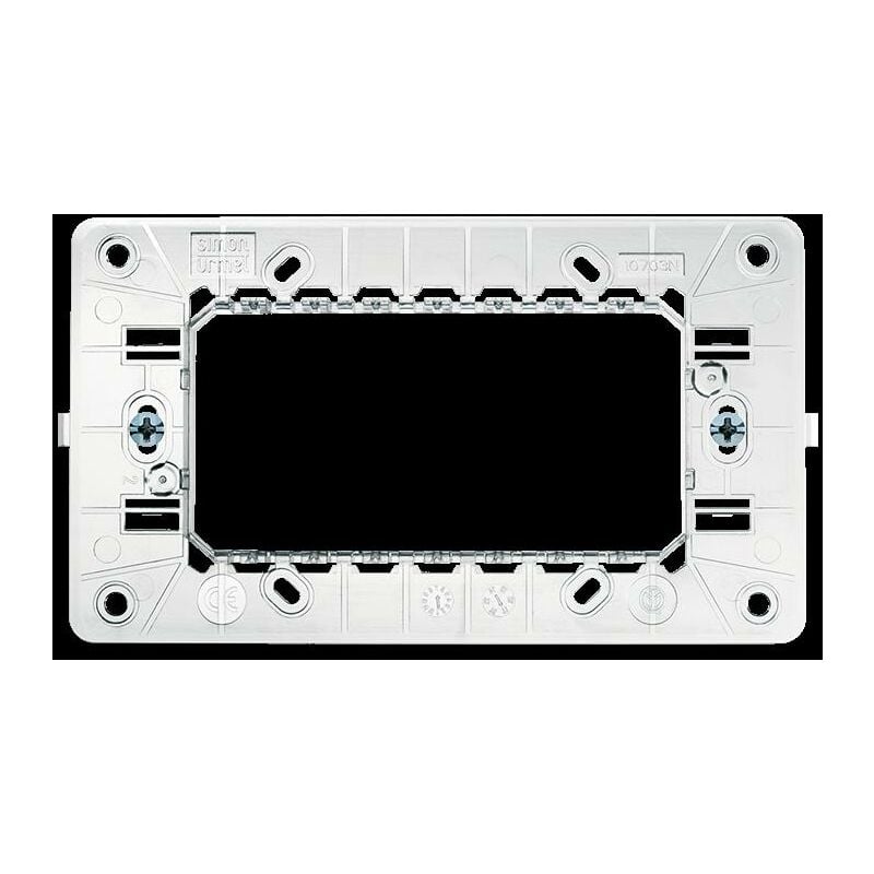 foto del prodotto supporto slim 4 moduli con viti urmet 10704n