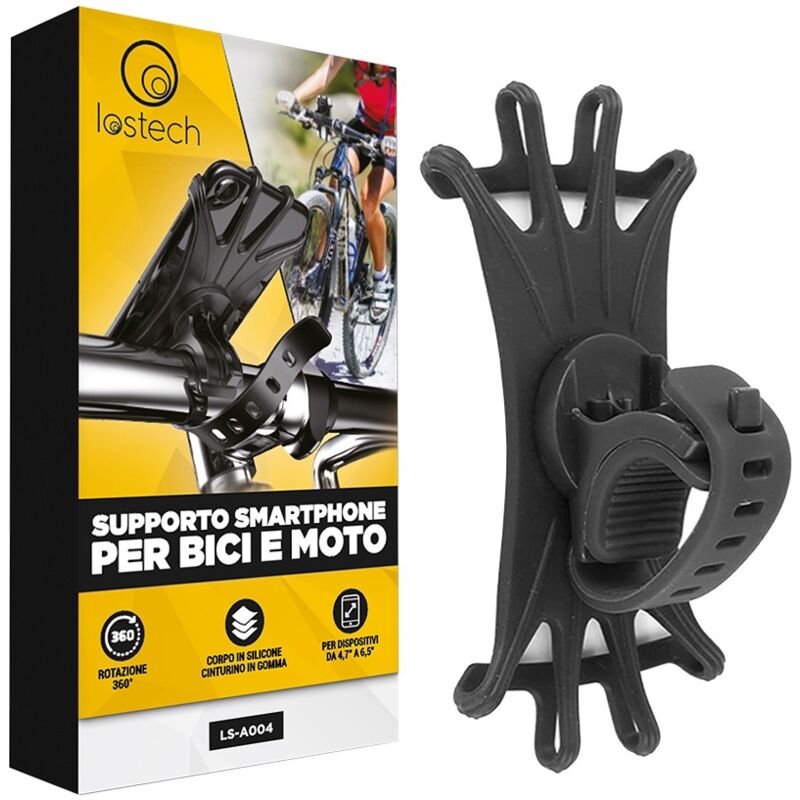 foto del prodotto supporto smartphone bici e moto lostech ls a004