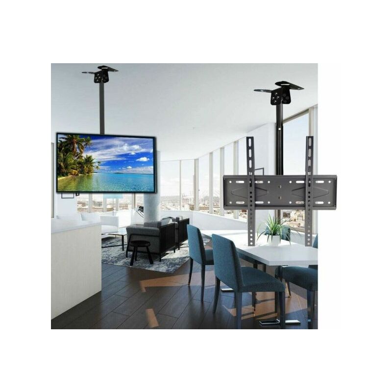foto del prodotto supporto soffitto per tv staffa braccio regolabile da 26 a 60 pollici max 55kg