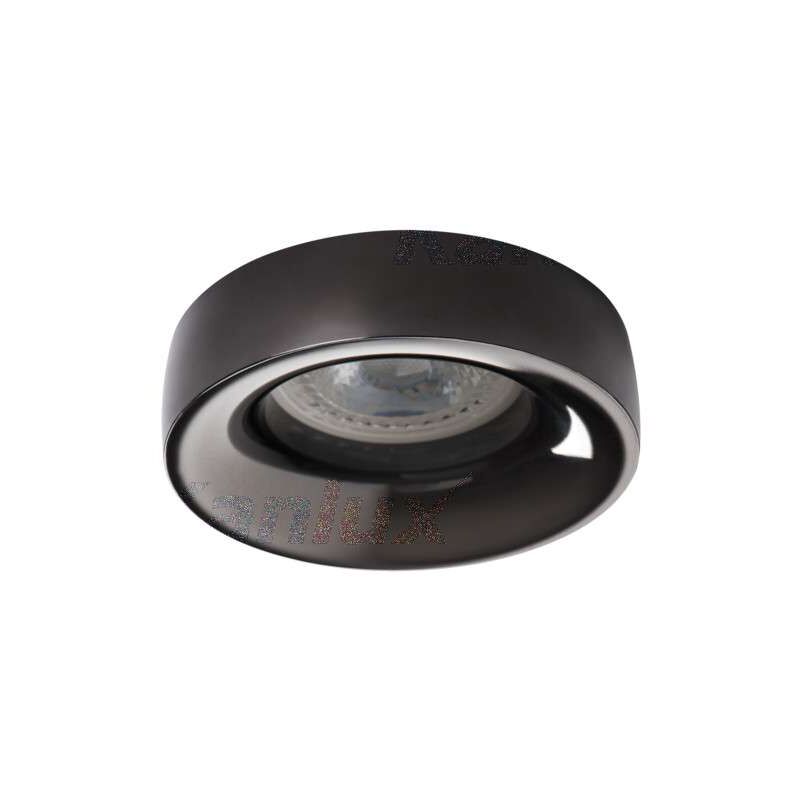 foto del prodotto supporto spot integrato 70mm foratura rotonda antracite