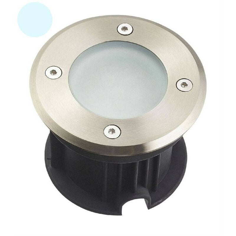 foto del prodotto supporto spot recessable sol 2w 180lm 120 ac220 240v impermeabile ip67 round giorno bianco 6000k 85mm spare dispenser