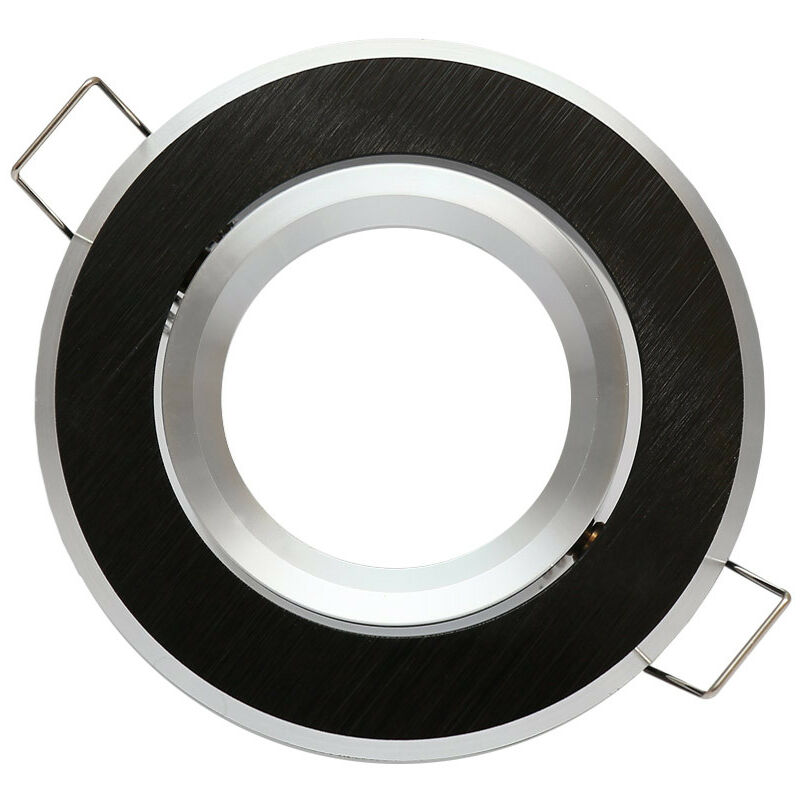 immagine 0 del prodotto supporto spot recesseed black brosed gu5.3 mr16 max 35w dc12v orientabile 45 ip20 round
