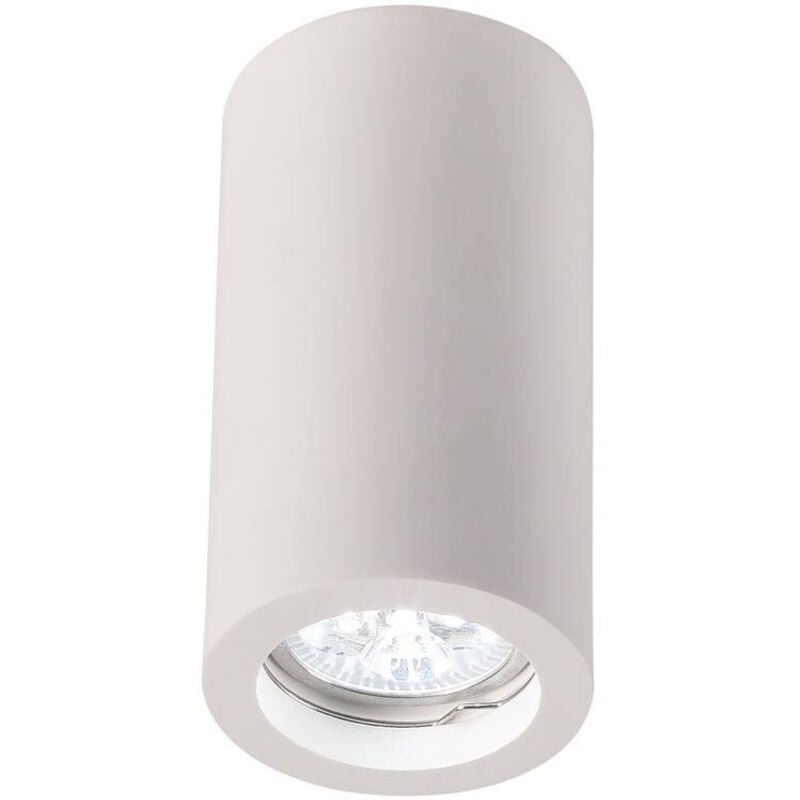 foto del prodotto supporto spot rotondo per superficie bianca 70 mm 1 x gu10 max 10 w