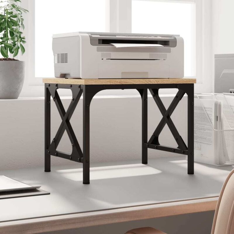 foto del prodotto supporto stampante rovere sonoma 40x30x31 cm legno multistrato vidaxl