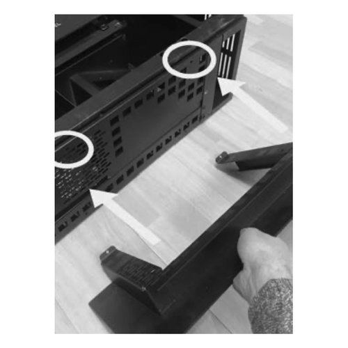 foto del prodotto supporto stufa cadel 5019005 piedistall estetico per grace nero