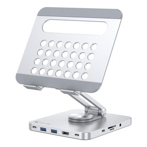 foto del prodotto supporto tablet techly 368307 ica tbl dock81 silver