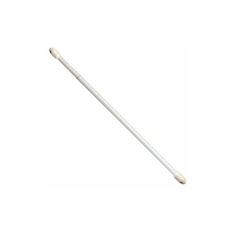 foto del prodotto supporto trasparente ovale allungabile bianco 30 50 cm. 2 pezzi 
