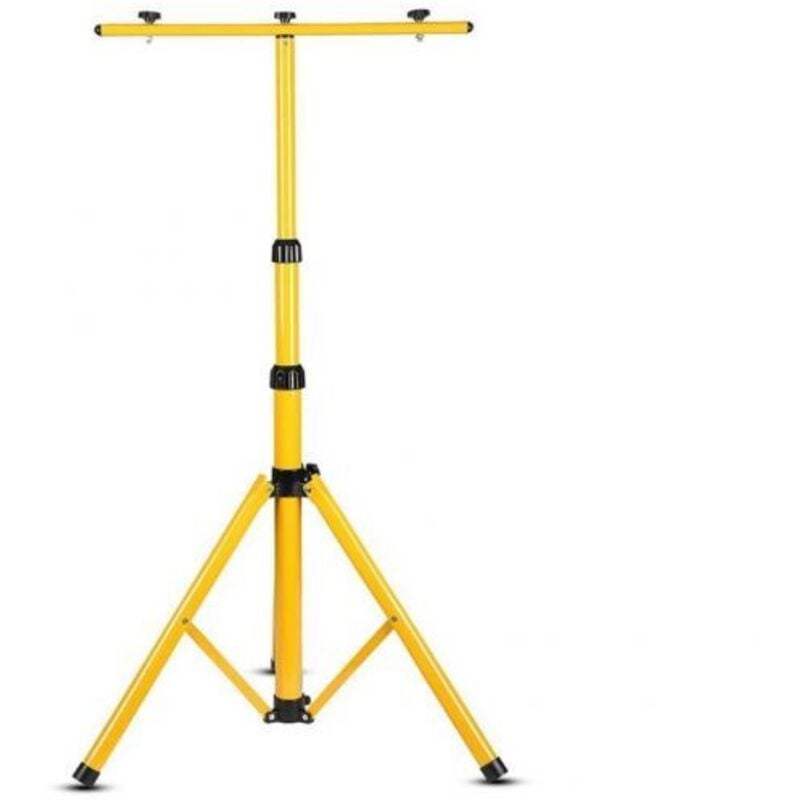 foto del prodotto supporto treppiede in alluminio per fari led colore giallo sku 9104