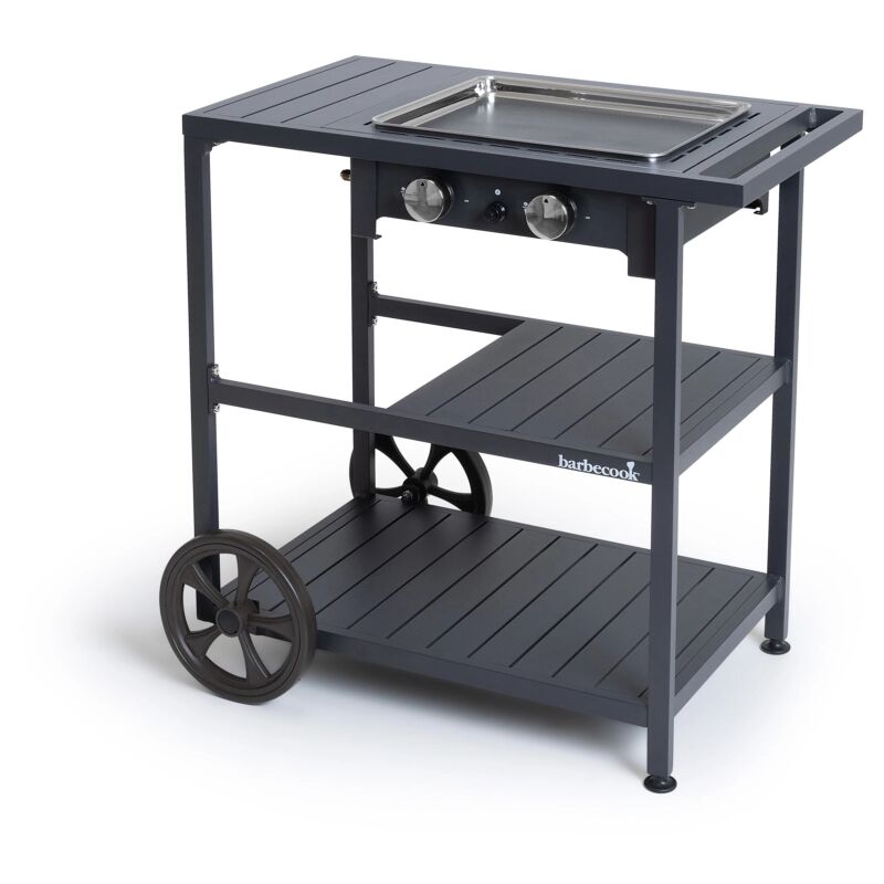foto del prodotto supporto trolley per plancha a gas barbecook victor , 82,5x52,5x85 cm