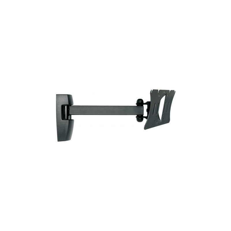 foto del prodotto supporto tv a parete nero inclinabile e girevole 180 per tv fino a 20kg itb