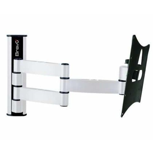 foto del prodotto supporto tv bravo lcd10b 23 40, max kg 20, attacco max 10x10cm, adat. 20x10 20x20 white orientabile 10 15 92402624