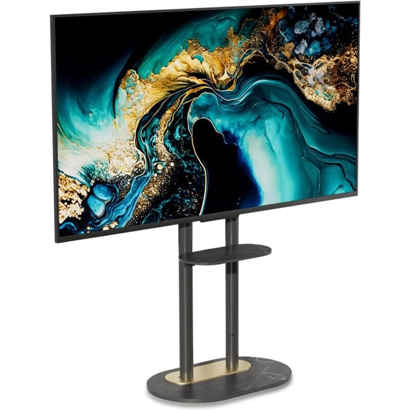 foto del prodotto supporto tv da pavimento per 40-75 pollici marmo base