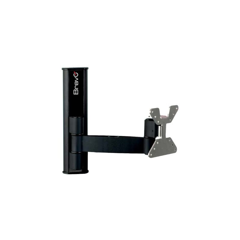 foto del prodotto supporto tv piatta lcd 2 bravo acciaio verniciato nero 10 30 kg 20