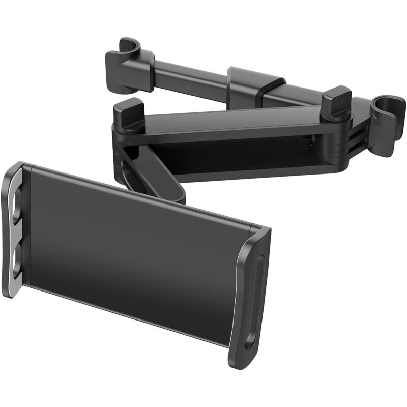 foto del prodotto supporto universale estensibile per poggiatesta auto per ipad, iphone samsung kindle fire hd nintendo switch ecc. 4,7 10,5 