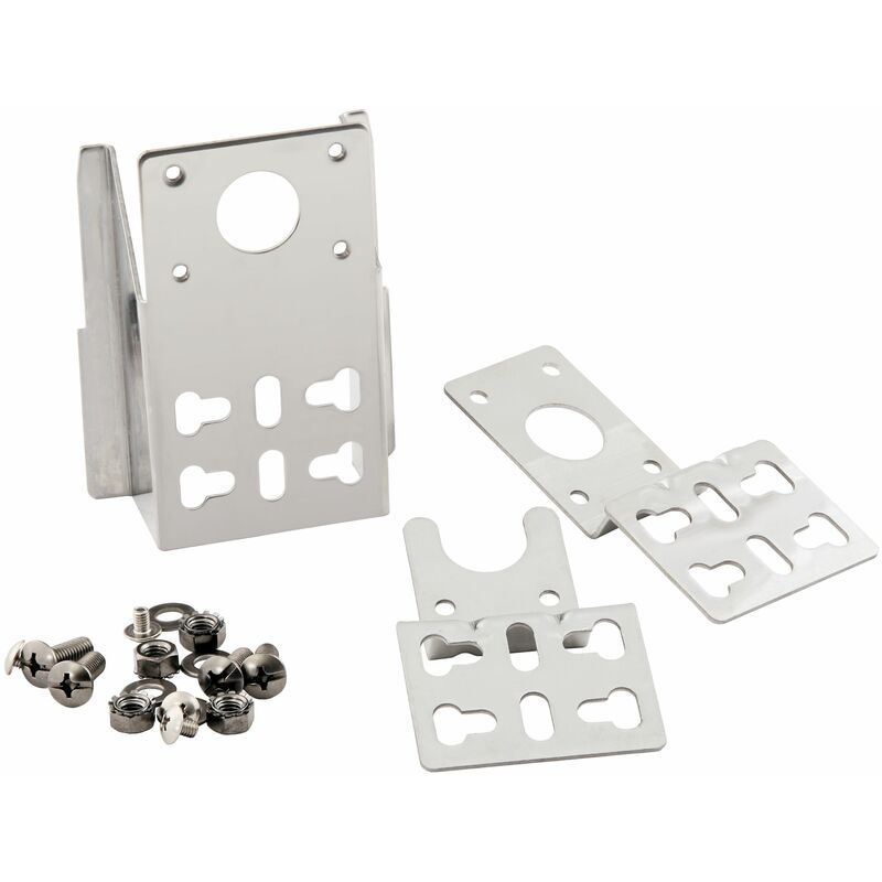foto del prodotto supporto universale in acciaio inox per motore spiedo grill supporto motore grill bbq toro