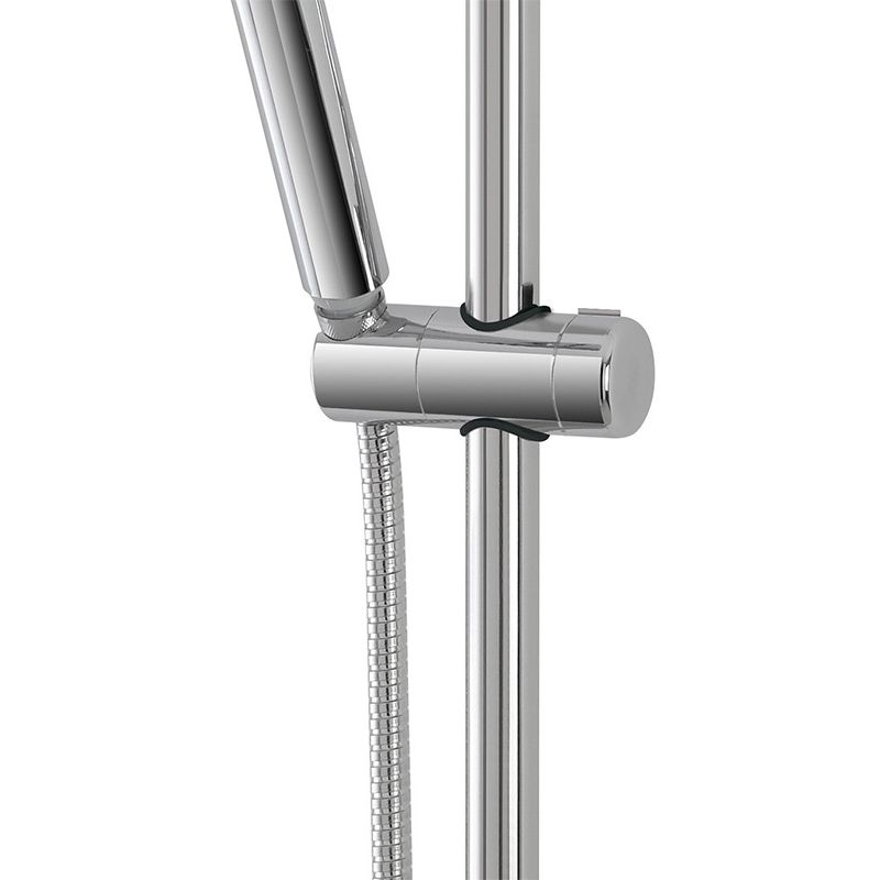 foto del prodotto supporto universale porta doccetta per saliscendi doccia cromo