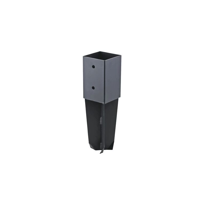 foto del prodotto supporto verticale per ancoraggi a terra antracite, 91x91 mm suki