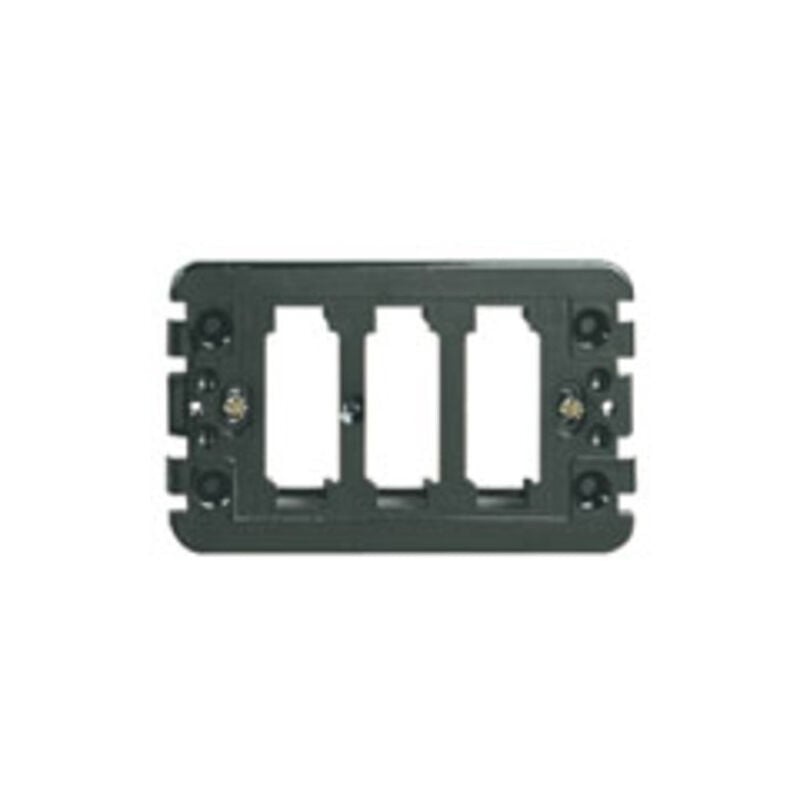 foto del prodotto supporto vimar serie 8000 1 2 3 fori per scatola rettangolare 08531