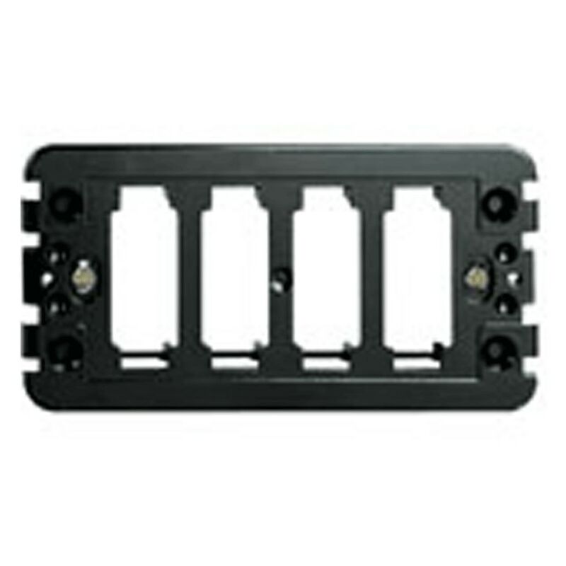 foto del prodotto supporto vimar serie 8000 4 fori per scatola rettangolare 08532