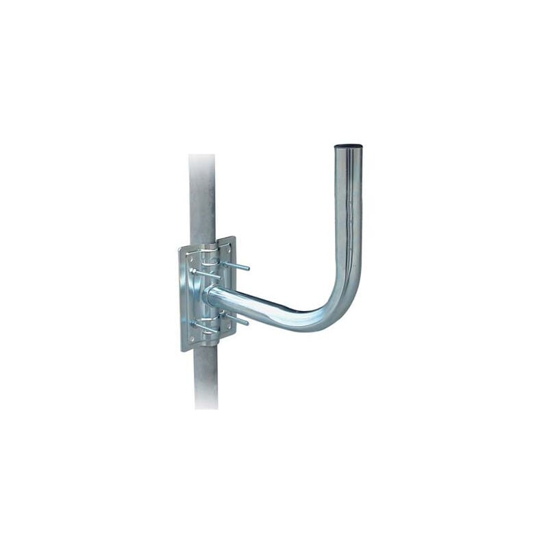 foto del prodotto supporto x antenna a parabola acciaio zincato piastra cm 14x12,5 cm 24x25