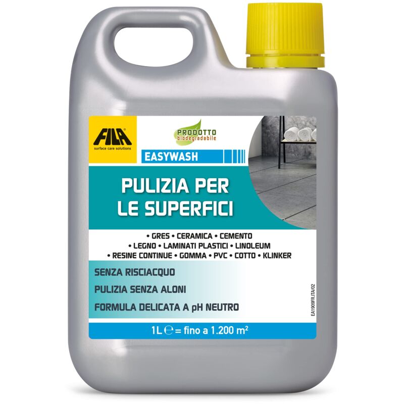 foto del prodotto surface care solutions easywash detergente neutro multisuperficie, incolore, 1 litro fila