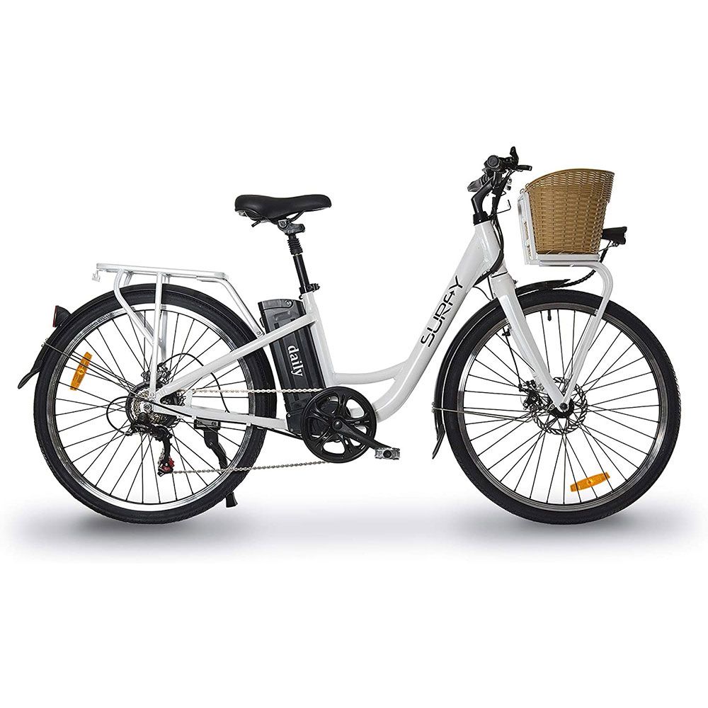 foto del prodotto surfy daily bicicletta elettrica 26 colore bianco