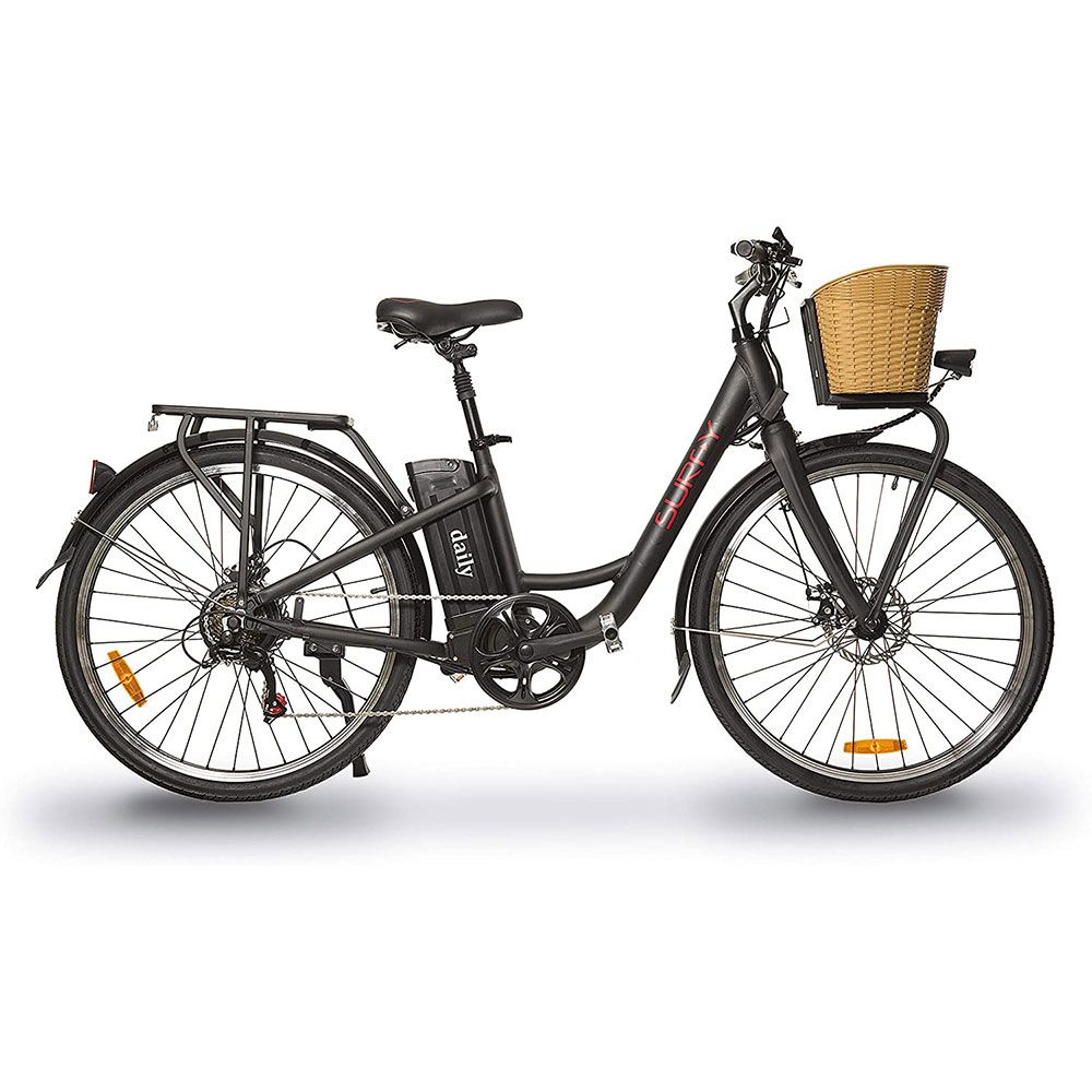 foto del prodotto surfy daily bicicletta elettrica 26 colore nero