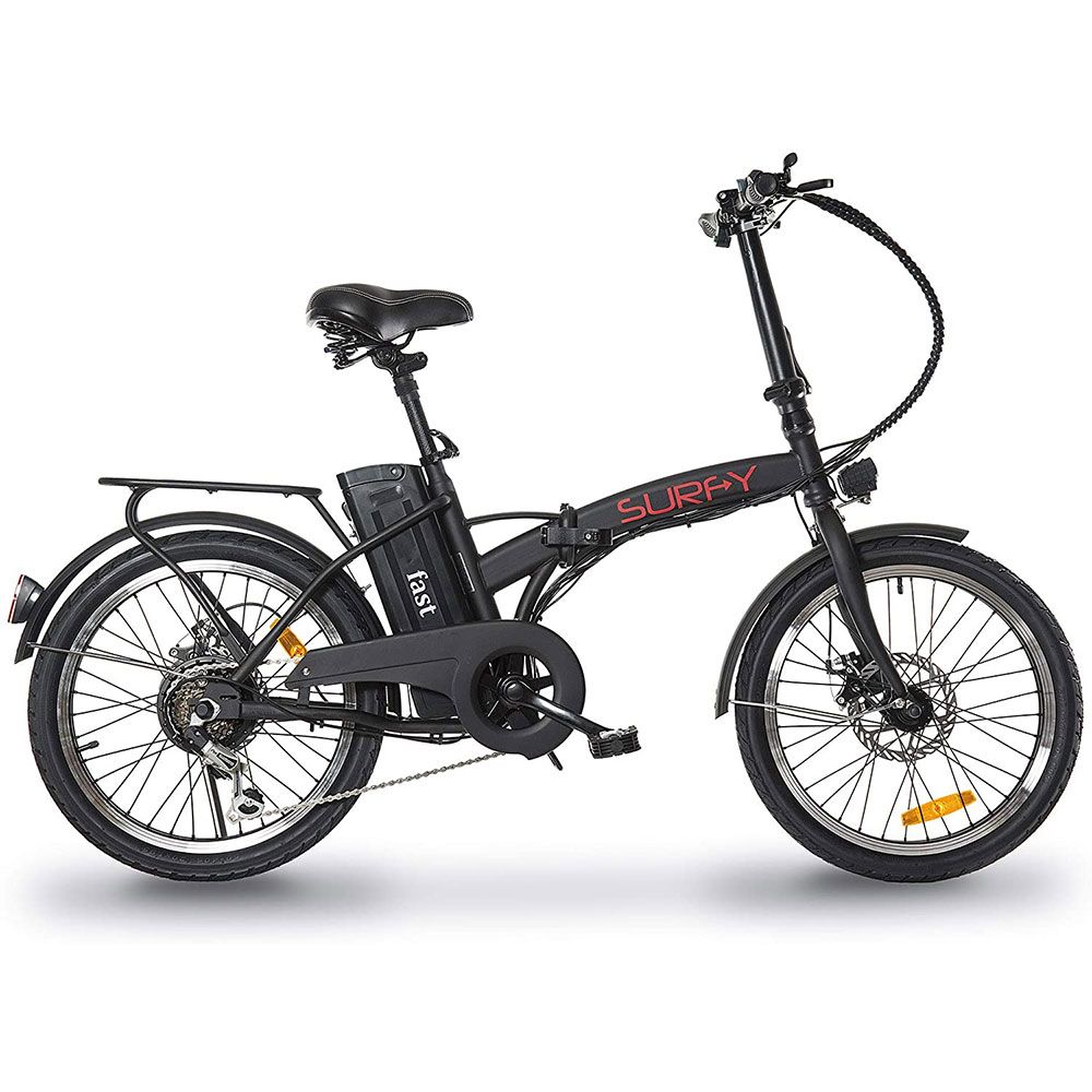 foto del prodotto surfy fast bicicletta elettrica pieghevole 20 colore nero
