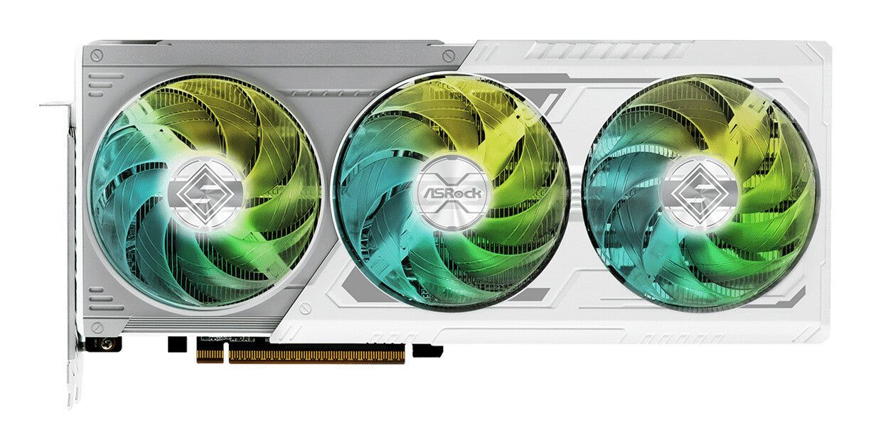 foto del prodotto sv asrock amd radeon rx 9070 xt steel legend 16gb