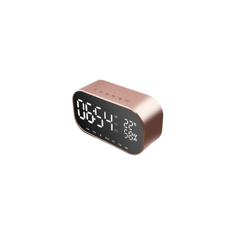 foto del prodotto sveglia bluetooth radio fm altoparlante con termometro e funzione di chiamata in vivavoce