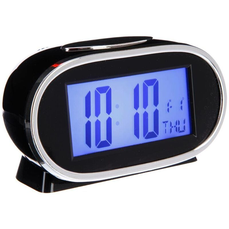 foto del prodotto sveglia digitale 11x7,8cm - nero atmosphera cr ateur d'int rieur