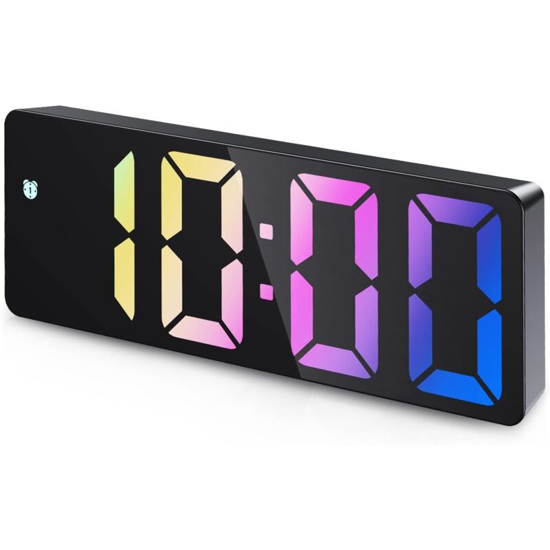foto del prodotto sveglia digitale con display led, temperatura e data, controllo vocale
