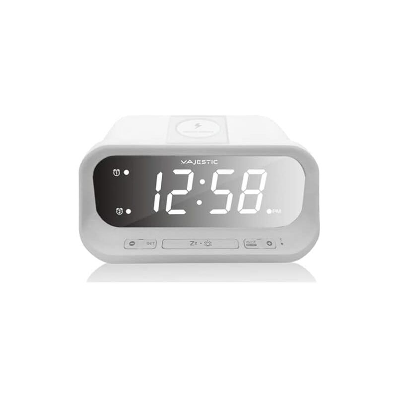 foto del prodotto sveglia digitale con ricarica wireless usb 236 wi majestic