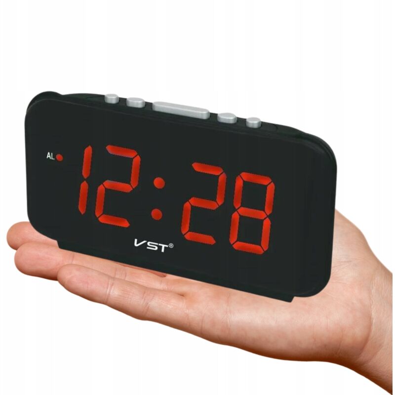 foto del prodotto sveglia orologio rete elettronica led sveglia 24h
