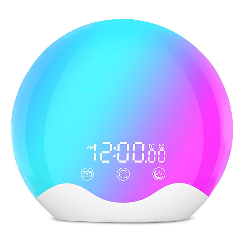 foto del prodotto sveglia rumorosa, semplice orologio intelligente per studenti, sveglia da comodino per camera da letto, display digitale, luce notturna