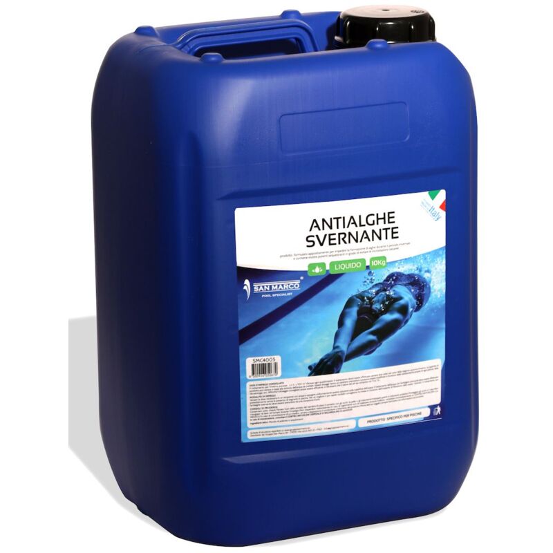 foto del prodotto svernante con antialghe per piscine 10 lt