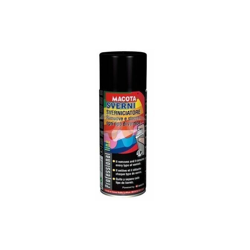foto del prodotto sverni sverniciatore spray universale rimuove stacca ogni vernice 400 ml. macota