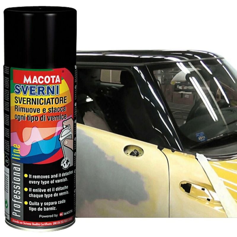 foto del prodotto sverniciatore sverni spray universale rimuove stacca ogni vernice macota