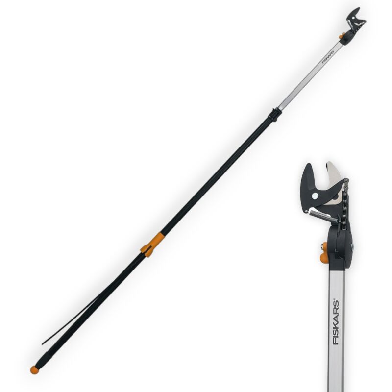 foto del prodotto svettatoio forbice da pota professionale estensibile fino a 4 mt universal cutter fiskars up86