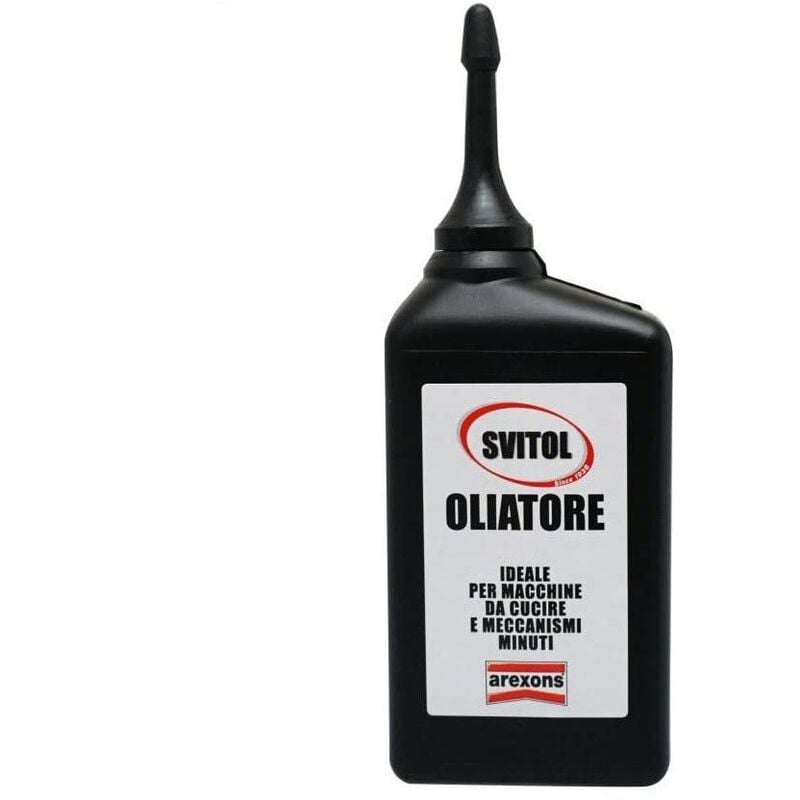 foto del prodotto svitol olio oliatore lubrificante macchina cucire meccanismi minuti arexons 90ml